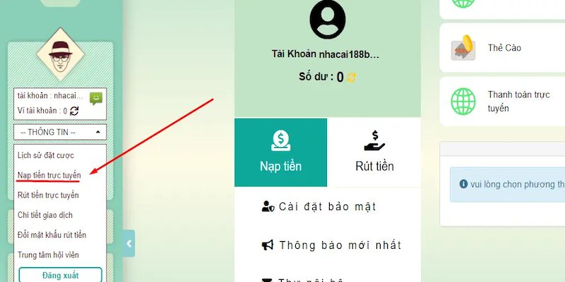 Hướng dẫn nạp tiền 79king cho người mới