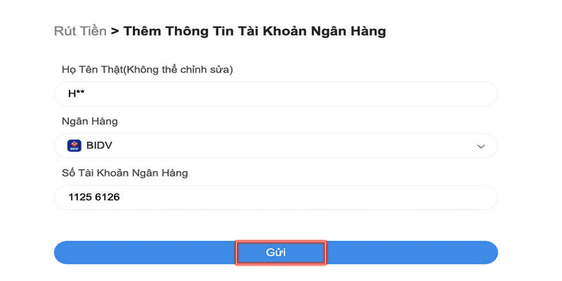 Hướng dẫn quy trình rút tiền tại 79king